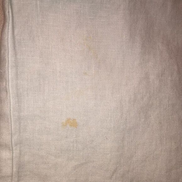 Tommy Hilfiger 10 White Linen Light Wide Leg Four Pocket Drawstring Pants - Picture 13 of 16